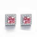 Inlaid Colored Gems Earrings S925 Sterling Silver Earrings - Norellé