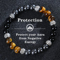 Simple And Versatile Natural Tigereye Magnet Bracelet - Norellé
