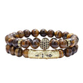 Tiger-Eye Bracelet Men's Versatile Accessories Niche High Sense Ornament Natural Stone Bracelet - Norellé
