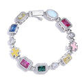 Hip Hop Color Gemstone Jewelry Bracelet Female Accessories - Norellé