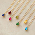 Stainless Steel Stylish Water Drop Zircon Necklace - Norellé