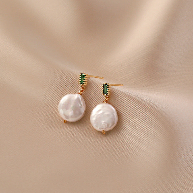 French Retro Natural Fashion Personality Earrings - Norellé