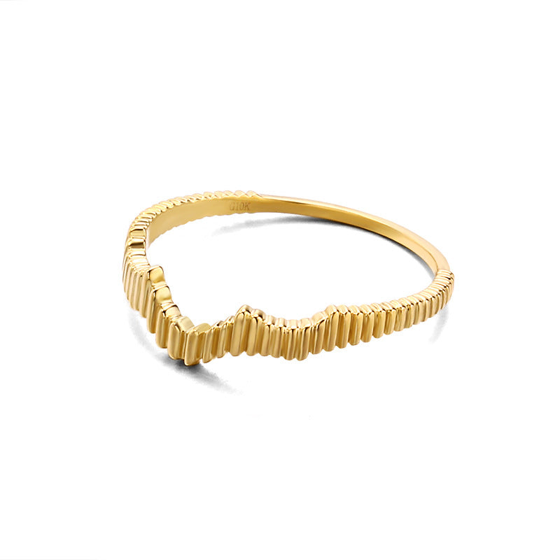 Versatility Personality Irregular Plain Ring - Norellé
