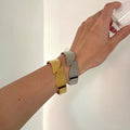 Exaggerated Wide Surface Simple Style Fine Polishing High Quality Mirror Personalized Opening Bracelet Heavy Industry - Norellé