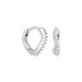 Sterling Silver Needle Advanced Curve Shape Ear Clip - Norellé