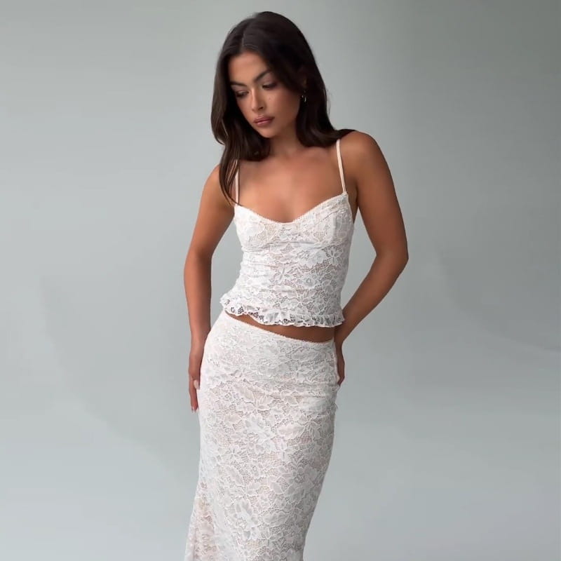 Lace Sling Skirt Suit Women