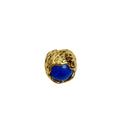 Antique Round Texture Hollow Inlaid Natural Stone Ring - Norellé