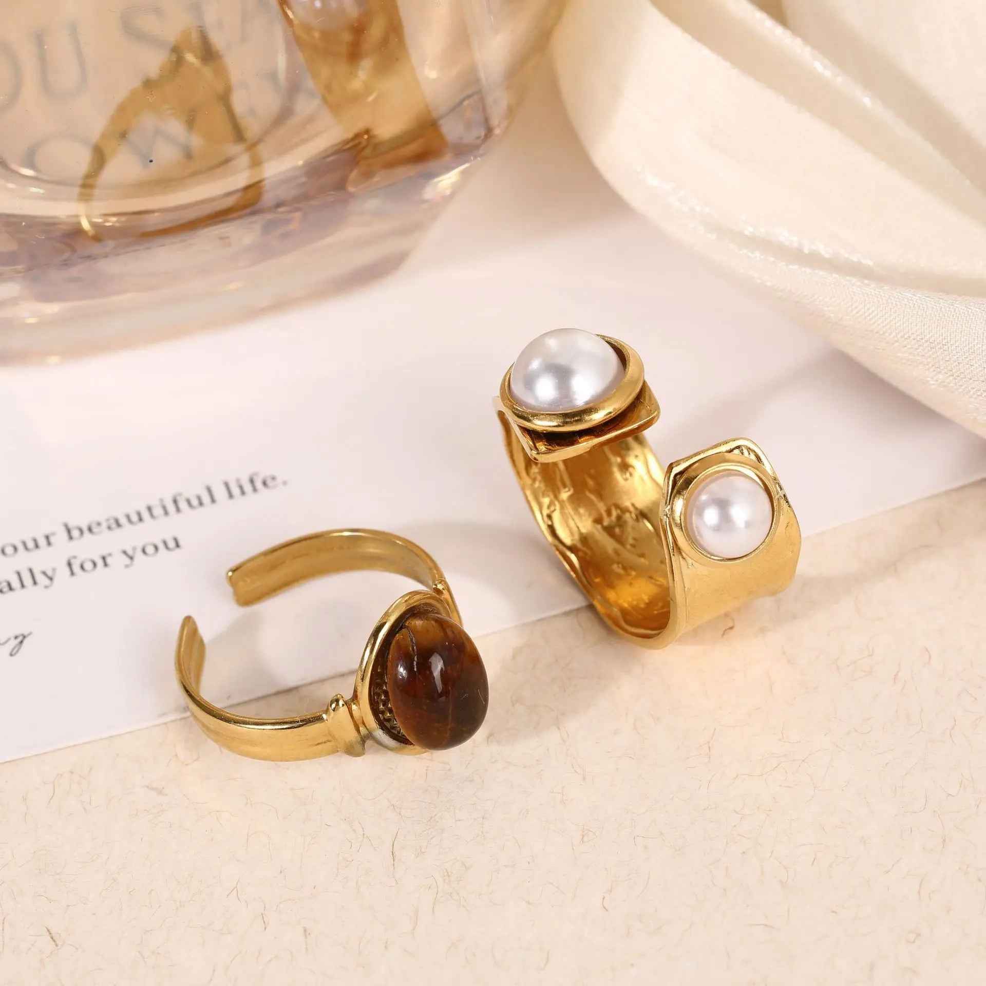 Retro French Ring Niche Design Ring For Women - Norellé