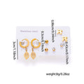 Fashion Simple Titanium Steel Earrings Creative Cross Love Butterfly - Norellé