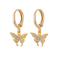 Diamond Butterfly Titanium Steel Ear Clip Women's Light Luxury Accessories - Norellé