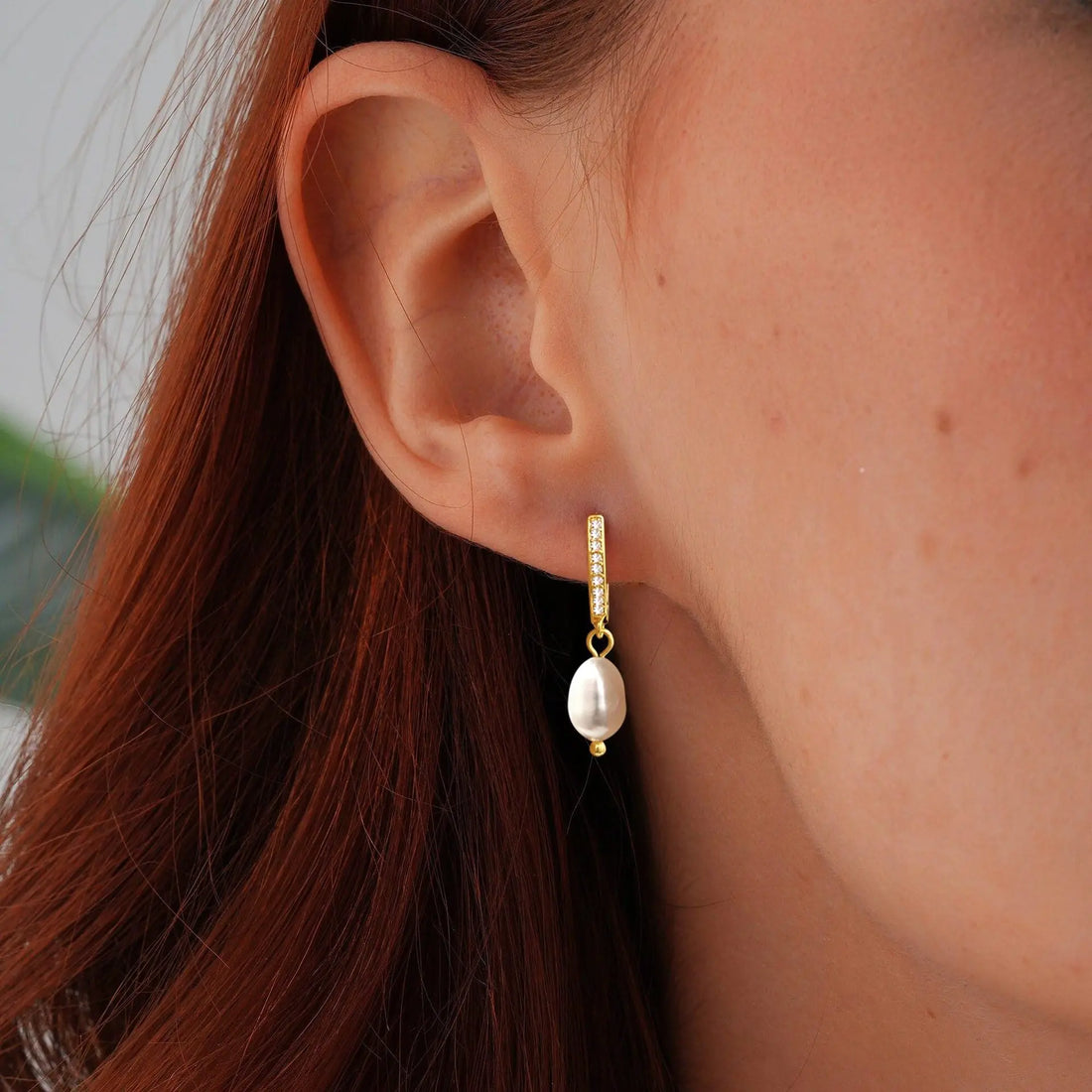 Real Gold Brass Electroplated Fashion Personalized Design Earrings - Norellé
