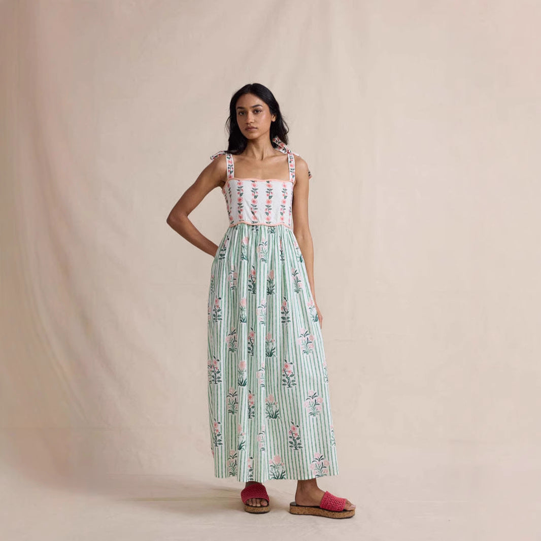 Personalized Stylish Print Oversized Swing Sling Dress - Norellé