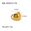 New Retro Style Versatile Geometric Ball Twist Cord For Braiding Ring - Norellé