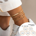 Sweet Cool Leisure Rhinestone Beach Anklet Foot Ornaments - Norellé
