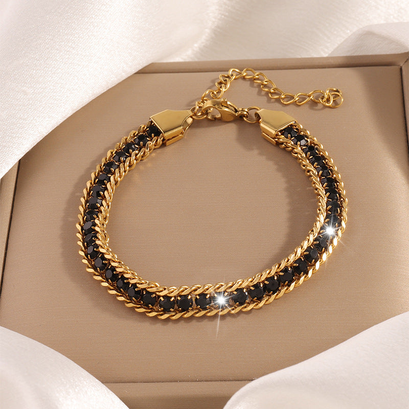 Women's Simple Fashion Personality Stainless Steel Bracelet - Norellé