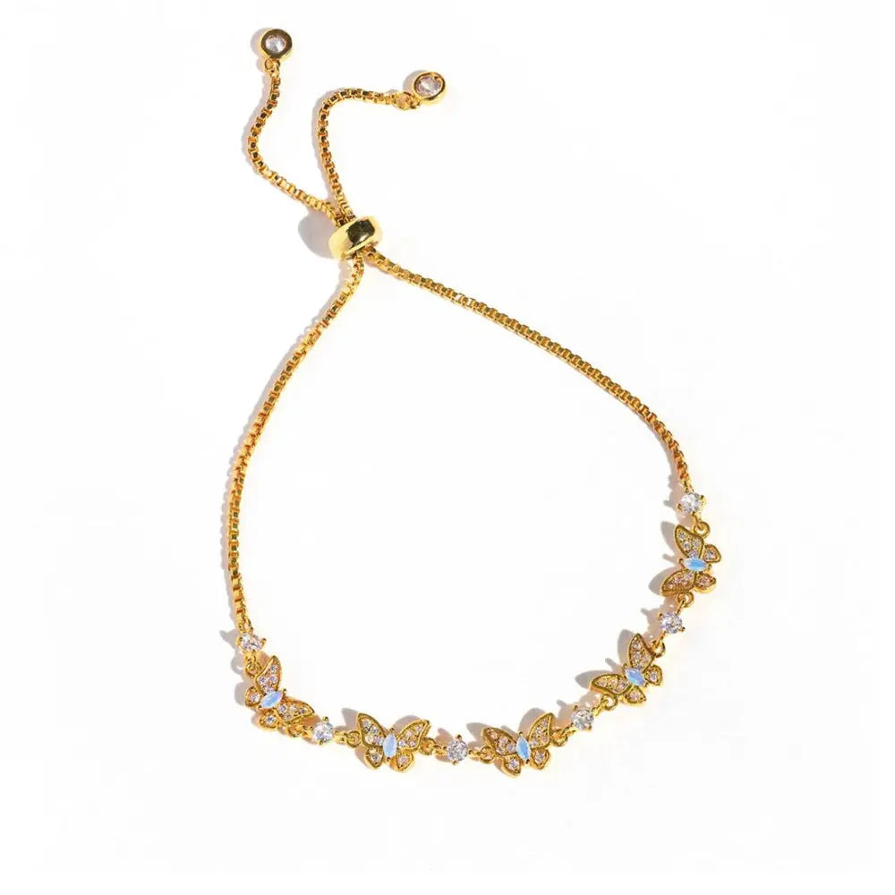 Real Gold Plating Adjustable Pull Bracelet For Women - Norellé