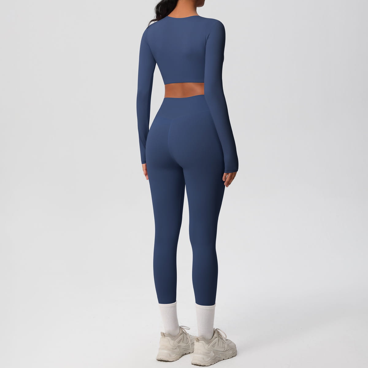 Double-sided Nylon Brushed Nude Feel Tight Exercise Yoga Clothes Suit