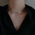 Women's 925 Sterling Silver Snake Bone Necklace - Norellé