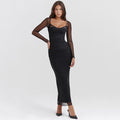 Fashion Personality Tight Split Long Dress Women - Norellé