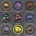 Rose Stone Agate Mixed Colorful Beads Bracelet - Norellé