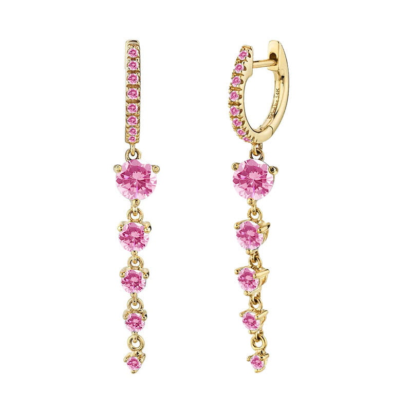 Geometric Personalized Long Earrings Women