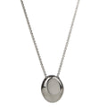 Titanium Steel Oval Pendant Necklace For Women Light Luxury Minority - Norellé