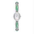 Natural Dongling Stone Hetian Jade Live Premium Chain Watch - Norellé