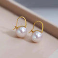 Copper Plated Gold Ancient Hong Kong Style Earrings - Norellé