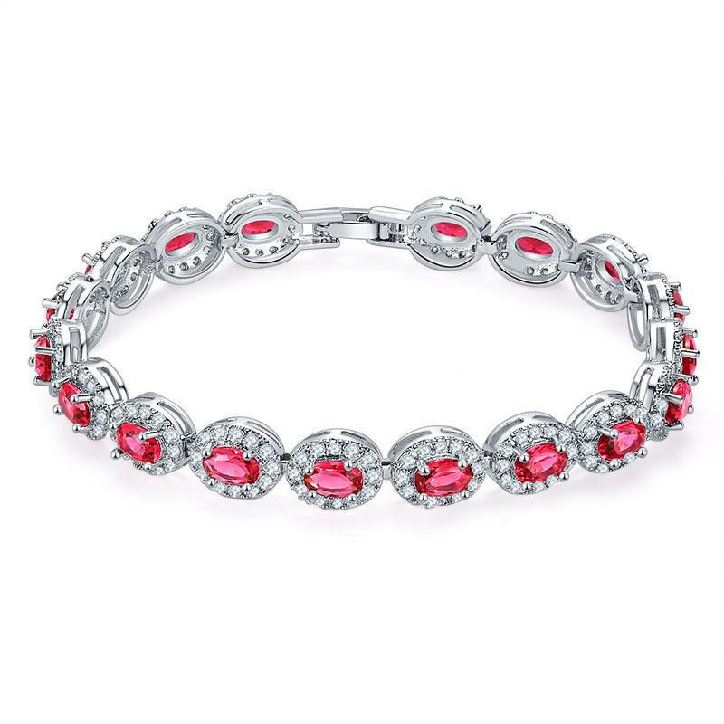 Copper Plating Inlaid Zircon Bracelet Natural Simple Women's - Norellé