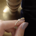Women's French Aquamarine Colored Gems Zircon Ring - Norellé
