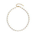 New Special-interest Design Stainless Steel Golden Balls Spacer Bone Joint Shell Beads Women's Fashion Necklace - Norellé