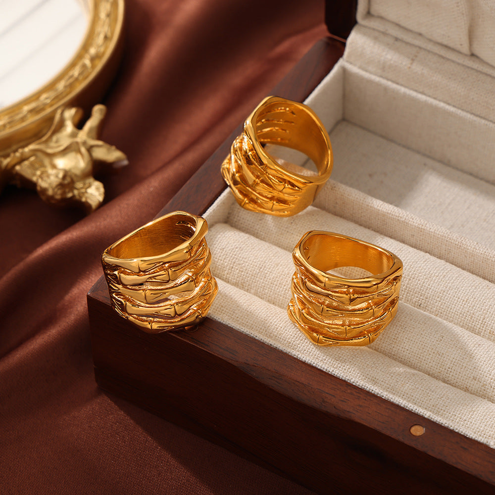 New Simple Multi-layer Bamboo Ring - Norellé
