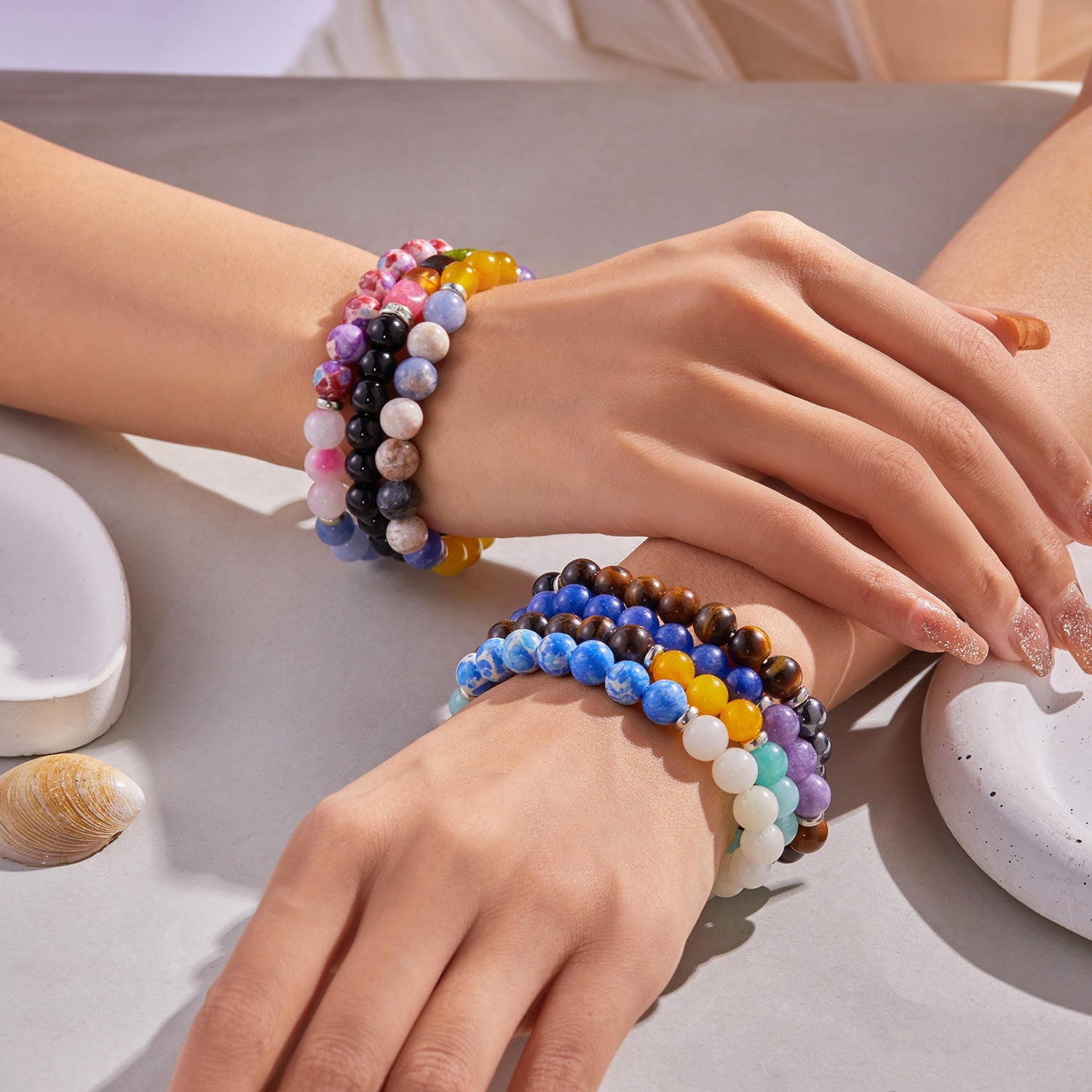 Fashion Personality Meaning Love Natural Stone Bracelet - Norellé
