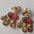 Women's Color Resin Long Irregular Ear Studs - Norellé