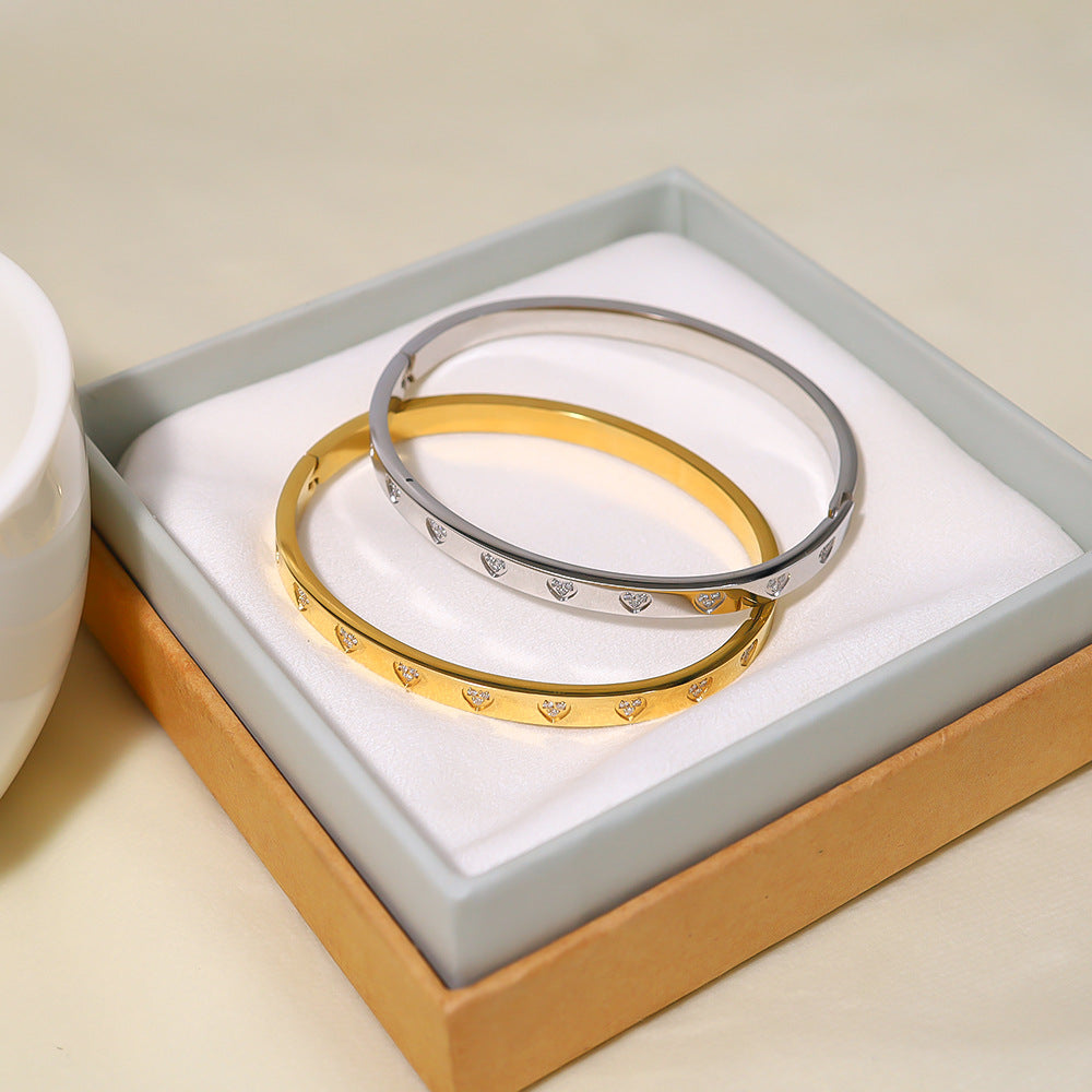 European And American Popular INS Style Heart Love Heart Bracelet - Norellé