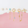Tassel Earrings Spot Drill Ear Rings - Norellé