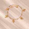 Dolphin Starfish Shell Pendant Ocean Series Anklet - Norellé