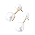 Simple French Irregular Ear Studs Korean Girl - Norellé