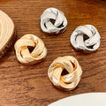 All-match Twisted Alloy Stud Earrings For Women - Norellé