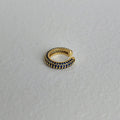 Retro Simple Full Rhinestone Zircon Ear Clip Earrings - Norellé