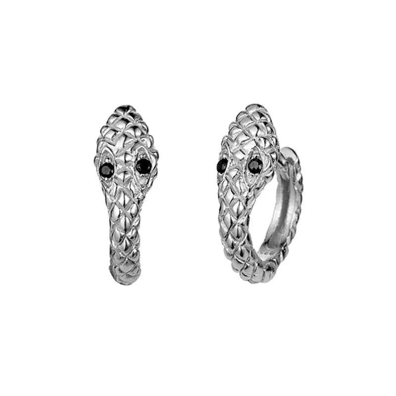 Simulated Snakes Tassel Earrings  Advanced Design Gold Snake Circle Necklace - Norellé