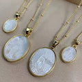 Shell Virgin Guadalupe Necklace Female European And American - Norellé