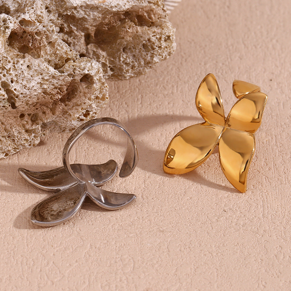 Smooth Opening Butterfly Ring - Norellé