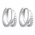 Women's Copper Inlaid Zircon Double Ring Ear Clip - Norellé