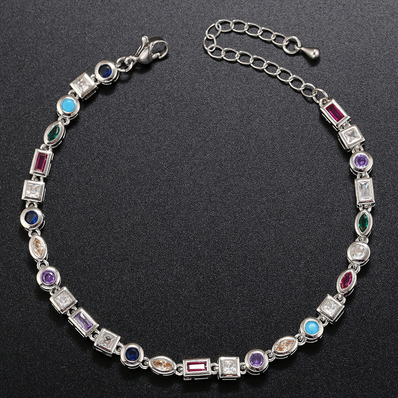 Color Diamond Bracelet Necklace For Women - Norellé