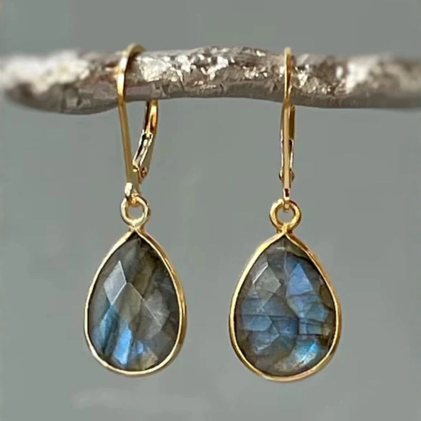 Crystal Crystal Clear Eardrops Beautiful Fashion Graceful Earrings - Norellé