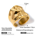 Titanium Steel No Fading Stainless Steel Pearl Ring - Norellé
