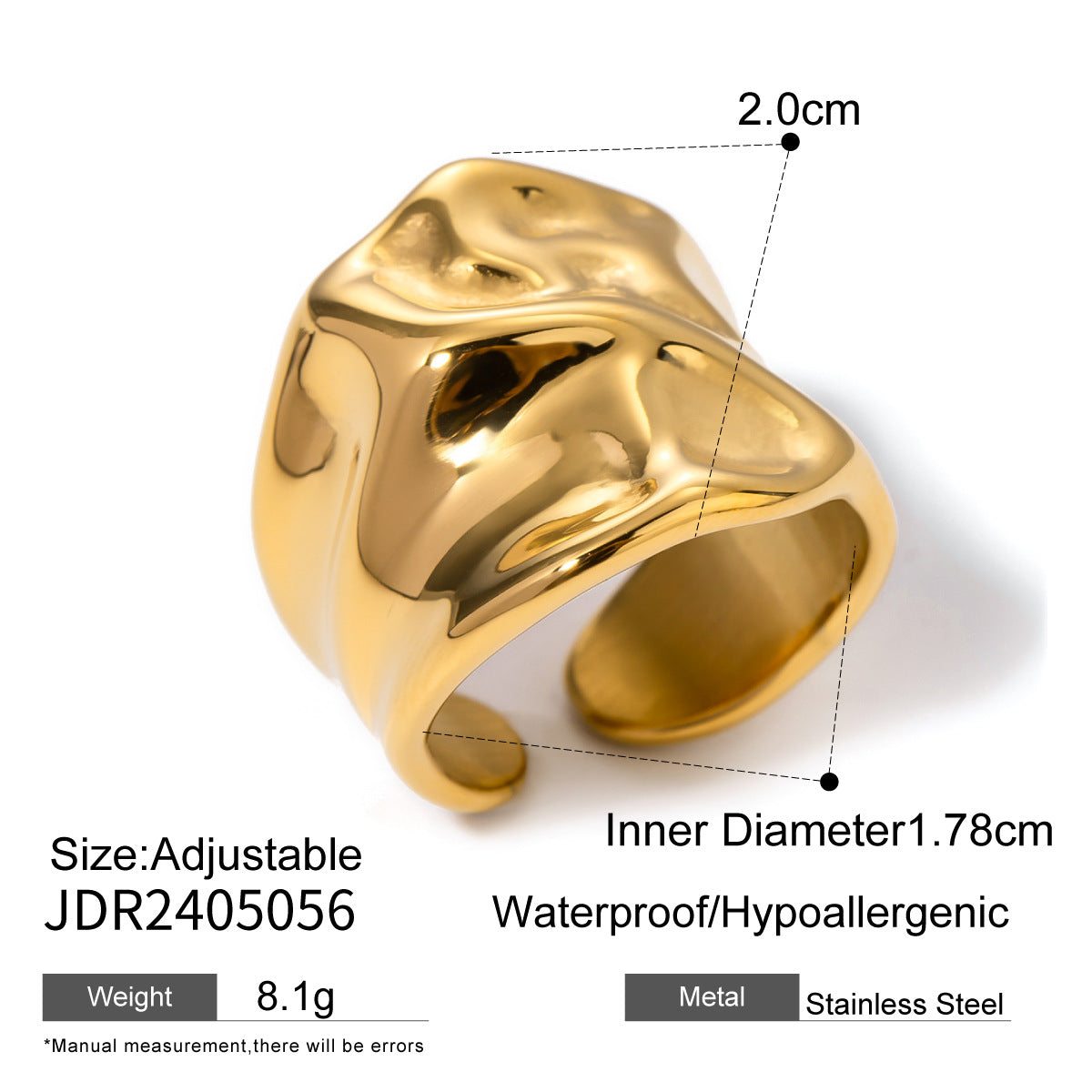 Titanium Steel No Fading Stainless Steel Pearl Ring - Norellé