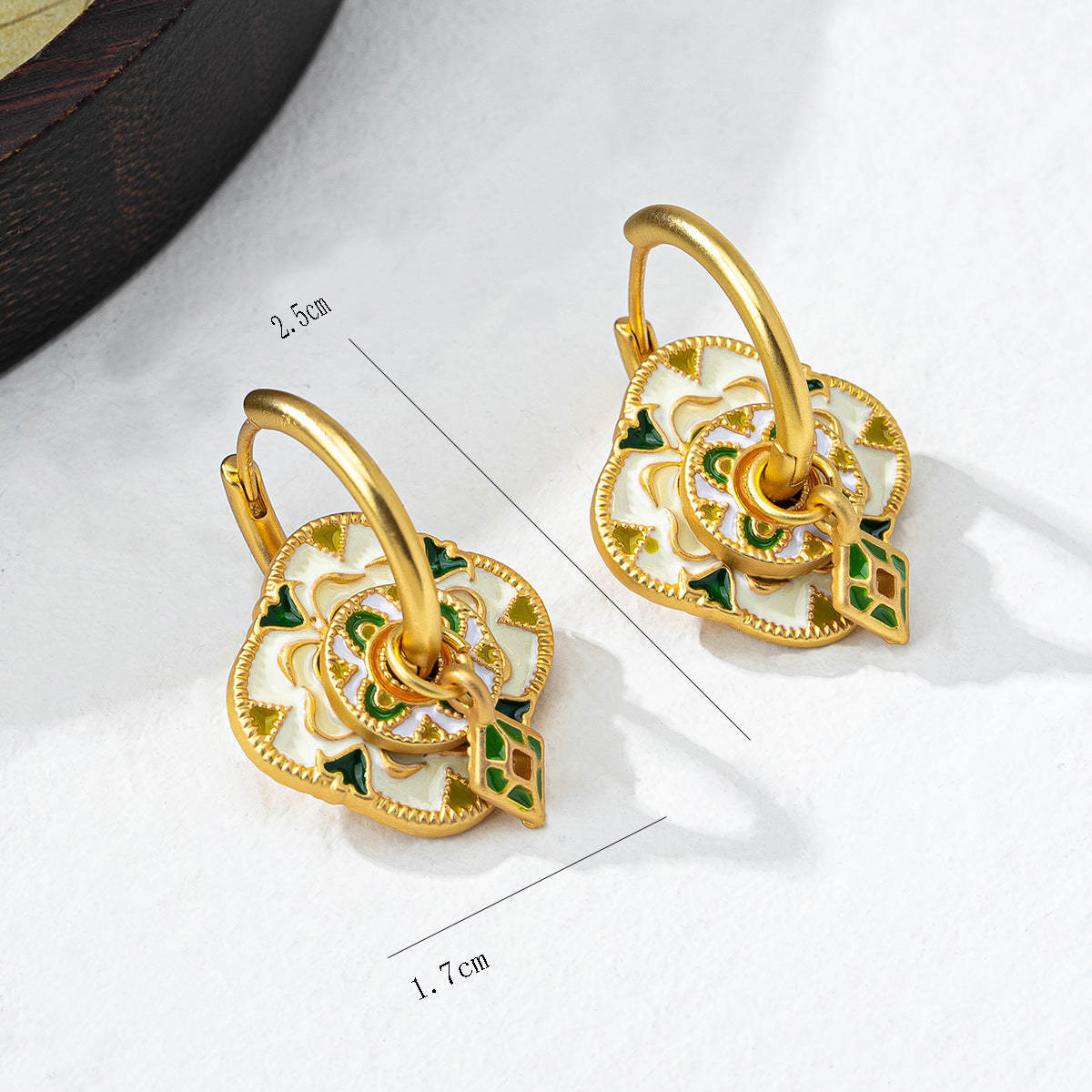 Early Autumn Retro Elegant New Chinese Earrings - Norellé
