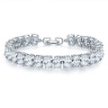 Copper Plating Inlaid Zircon Bracelet Natural Simple Women's - Norellé